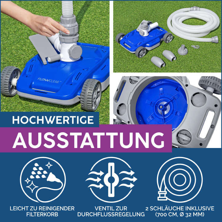 Bestway Pumpenbetriebener Poolroboter AquaDrift™
